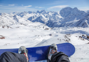 Preparing for a ride from Elbrus, Northern Caucasus