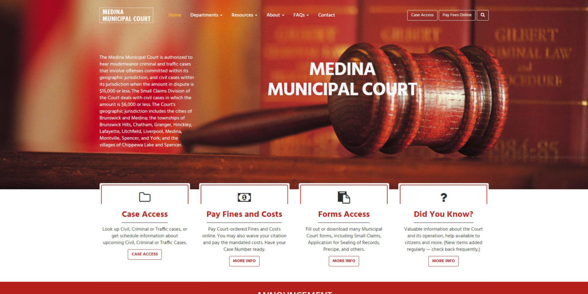 Medina Municipal Court