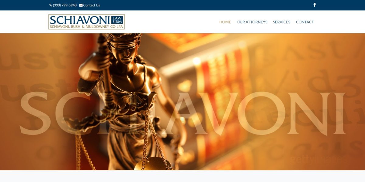 Schiavoni Law Firm Website